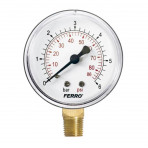 Manometru 6 bar   63mm 1/4 radial FERRO