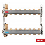 Distribuitor cu 7 cai 1'' inox Ferro
