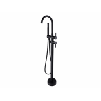 Baterie ILLUSION I pt cada-dus (montaj in podea H118 cm), negru mat